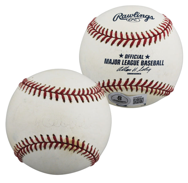 Yankees Derek Jeter Authentic Signed Allen Selig OML Baseball BAS #AE64047