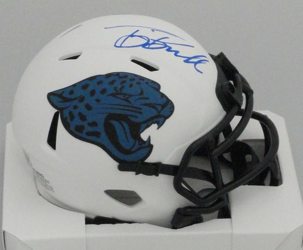 Jaguars HOF'er TONY BOSELLI Signed Riddell LUNAR Speed Mini Helmet AUTO - BAS
