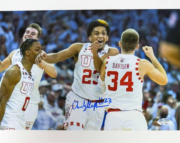 Wisconsin Badgers Guard CHUCKY HEPBURN Signed 8X10 Photo #5 - AUTO