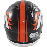 Von Miller Autographed/Signed Denver Broncos TB 97-23 Mini Helmet Beckett 56894
