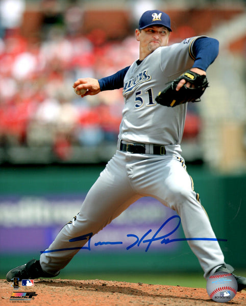 Brewers TREVER HOFFMAN Signed 8x10 AUTO Photo #3 AUTO ~ HOF '18 ~ 601 Saves