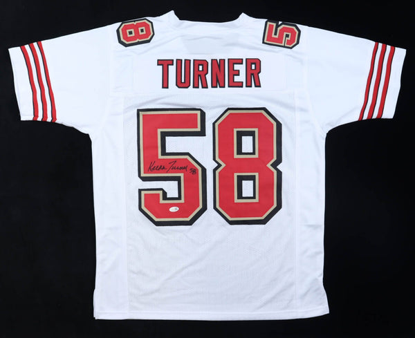 Keena Turner Signed Francisco 49ers Jersey (JSA) 4xSuper Bowl Champion L.B.