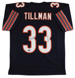 Charles Tillman "Peanut Punch" Signed Navy Pro Style Jersey BAS Witnessed