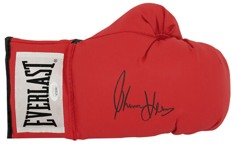 Thomas Hearns Signed Everlast Red Boxing Glove - (JSA COA & HOLO)