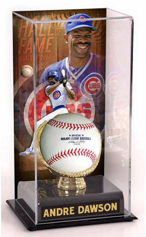 Andre Dawson Chicago Cubs Hall of Fame Sublimated Display Case with Image