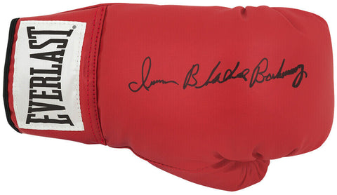 Iran Barkley Signed Everlast Red Boxing Glove w/Blade (Left-Hand) - (SS COA)