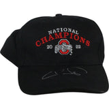 Craig Krenzel Signed Ohio State Buckeyes 2002 Natonal Champs Hat Beckett 55003
