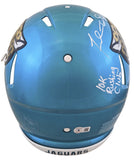 Jaguars (3) Taylor, Brunell & Boselli Signed Flash F/S Speed Proline Helmet BAS