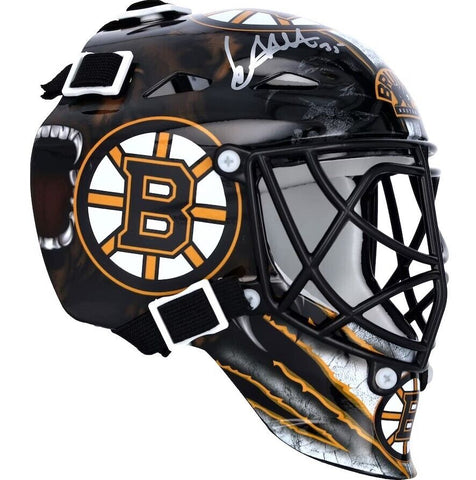 Linus Ullmark Boston Bruins Autographed Signed Goalie Mini-Mask Fanatics COA
