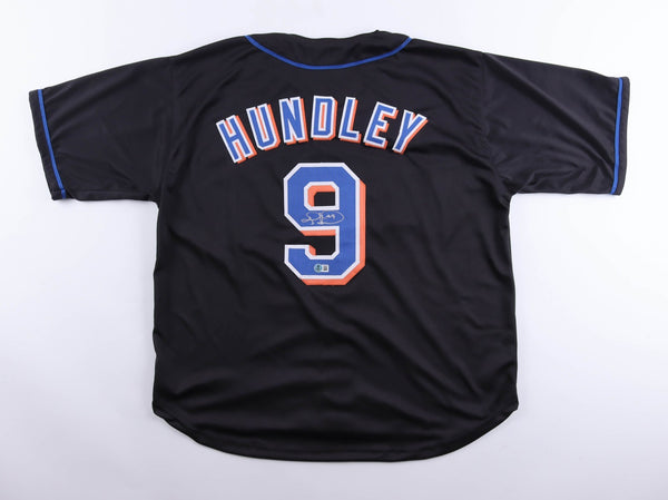 Todd Hundley Signed New York Mets Black Jersey (Beckett) 2xAll Star Catcher