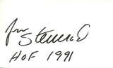 Jan Stenerud Autographed Kansas City Chiefs Index Card HOF BAS 45405