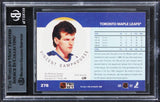 Maple Leafs Vincent Damphousse Signed 1990 Pro Set #278 Card BAS Slabbed