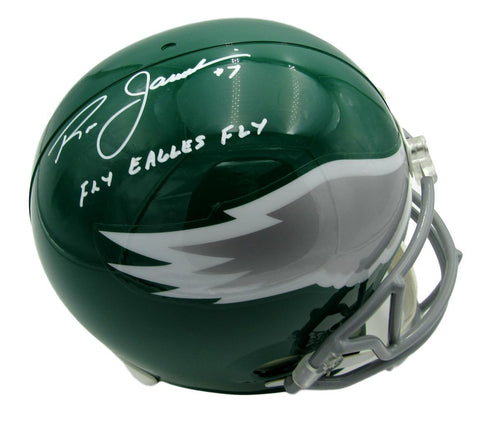 Ron Jaworski Signed/Inscribed Eagles Full Size Replica Helmet JSA 156112