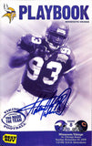 Adrian Peterson Signed Minnesota Vikings 11/30/08 Media Guide BAS 42552