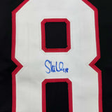 Framed Autographed/Signed Tim Stutzle 35x39 Ottawa Black Jersey JSA COA