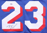 Eric Gordon Signed Philadelphia 76ers Jersey (PSA) NBA Sixth Man o/t Year 2017