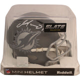 Dan Marino Autographed Miami Dolphins Slate Mini Helmet Beckett 46449