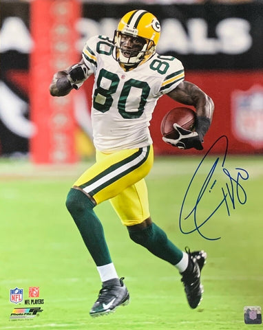 Packers DONALD DRIVER Signed 16x20 Photo #4 AUTO - SB XLV Champ - Career Leader