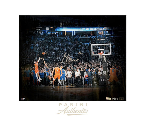 Shai Gilgeous-Alexander Signed 16x20 "Game Time in the Garden" Photo LE Panini
