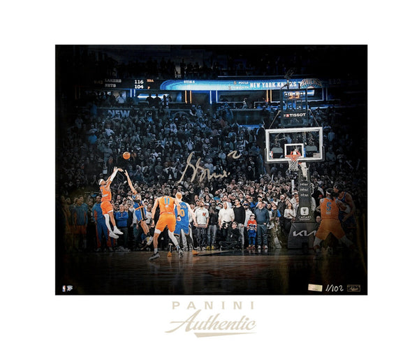 Shai Gilgeous-Alexander Signed 16x20 "Game Time in the Garden" Photo LE Panini
