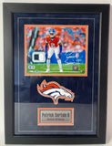 Patrick Surtain II Autographed Broncos 16.5x23 Photo Framed Beckett COA