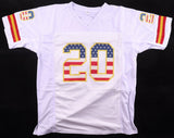 Deron Cherry Signed Kansas City Chiefs All American Jersey (PSA) 6xPro Bowl D.B.