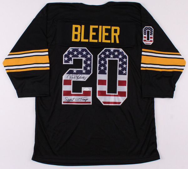 Rocky Bleier Signed Pittsburgh Steelers "American Flag" Jersey (TSE COA)