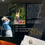 Jack Nicklaus Autographed 16x20 Major Championships Collage Framed JSA COA