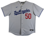 Dodgers Mookie Betts Authentic Signed Gray Nike Jersey Autographed BAS
