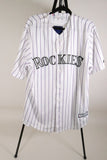 German Marquez Autographed Colorado Rockies Majestic White Jersey LSM COA