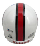 Joe Namath HOF Signed/Auto Hall of Fame Mini Football Helmet BAS/Beckett 213349