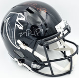 Michael Penix Jr Autographed Twice Falcons Full Size Helmet Beckett 2W906157