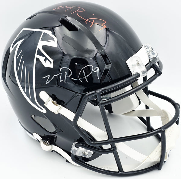 Michael Penix Jr Autographed Twice Falcons Full Size Helmet Beckett 2W906157