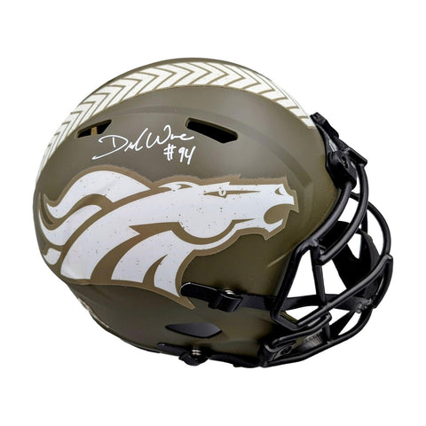 DeMarcus Ware Autographed Full Size Salute To Service Replica Helmet