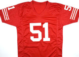 Ken Norton Jr. Autographed Red Pro Style Jersey - Prova *Black