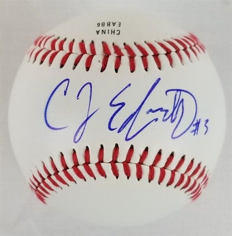 Carl Edwards Jr. Signed Rawlings Official League Baseball (JSA COA) Chicago Cubs