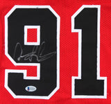 Dennis Rodman Signed Chicago Bulls Jersey (Beckett COA) 7xNBA Rebound Champ