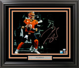 JOE BURROW AUTOGRAPHED SIGNED FRAMED 16X20 PHOTO BENGALS FANATICS HOLO 233878