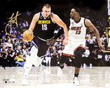 NIKOLA JOKIC AUTOGRAPHED 16X20 PHOTO DENVER NUGGETS 2023 NBA FINALS JSA 221506