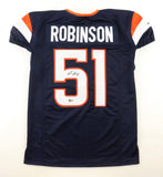 Quandarrius "Que" Robinson Signed Denver Broncos Jersey (Beckett) Linebacker
