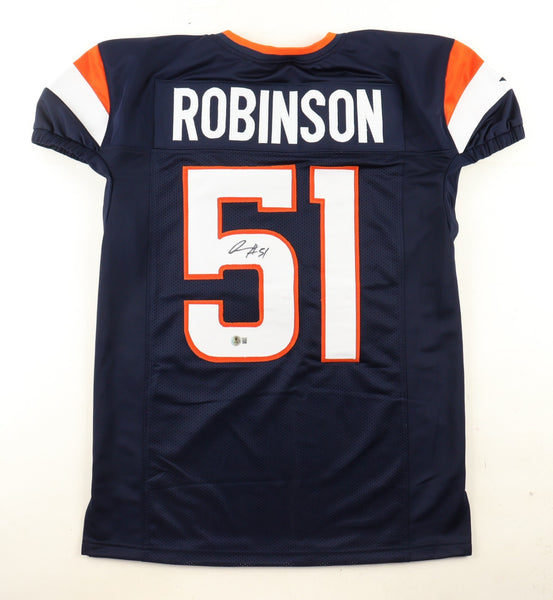 Quandarrius "Que" Robinson Signed Denver Broncos Jersey (Beckett) Linebacker