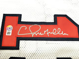 TEAM USA CHRIS MULLIN AUTOGRAPHED WHITE JERSEY BECKETT BAS WITNESS STOCK #232595