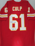 Kansas City Chiefs CURLEY CULP Signed Custom Red Jersey AUTO w/ "HOF '13" - JSA