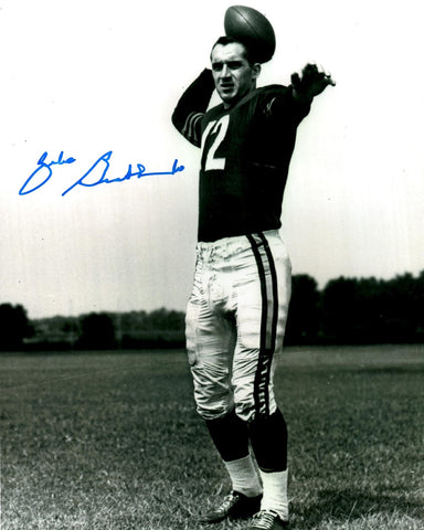 Bears Quarterback ZEKE BRATKOWSKI Signed 8x10 Photo #1 AUTO - 1952,1957-60