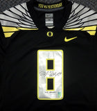 Oregon Ducks Marcus Mariota Auto Black Nike Jersey "2014 Heisman" Size M MM Holo