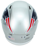 Christian Gonzalez Autographed Patriots Speedflex Midi Helmet Beckett