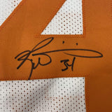 Autographed/Signed Ricky Williams Texas White College Jersey JSA COA