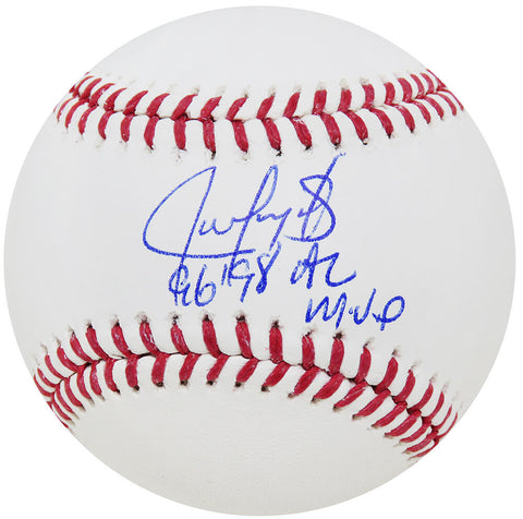 Juan Gonzalez Signed Rawlings Official MLB Baseball w/2x AL MVP - (SCHWARTZ COA)