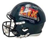 Saquon Barkley Signed Eagles Super Bowl 59 FS Authentic Speed Helmet PSA/DNA