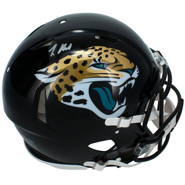 Travis Hunter Autographed Jacksonville Jaguars Speed Authentic Helmet Beckett